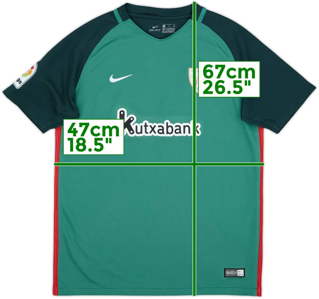 2016-17 Athletic Bilbao Away Shirt - 9/10 - (L.Boys)