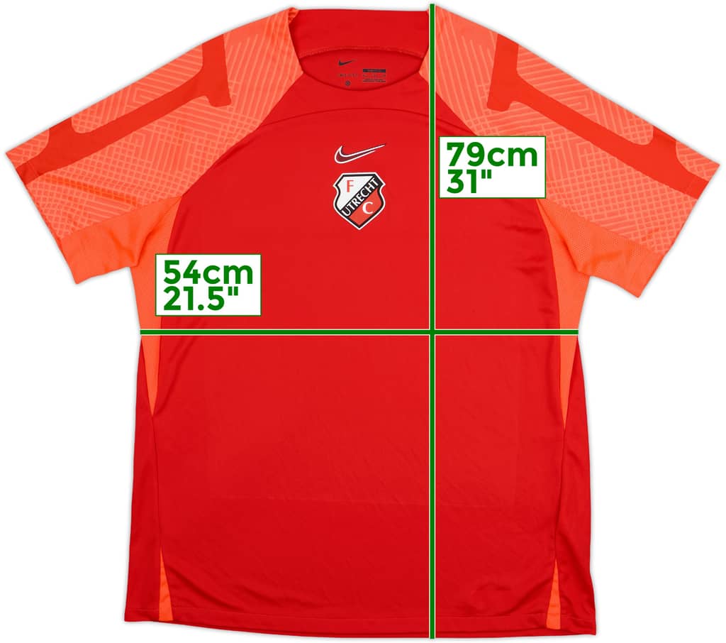 2022-23 FC Utrecht Nike Training Shirt - 8/10 - (XL)