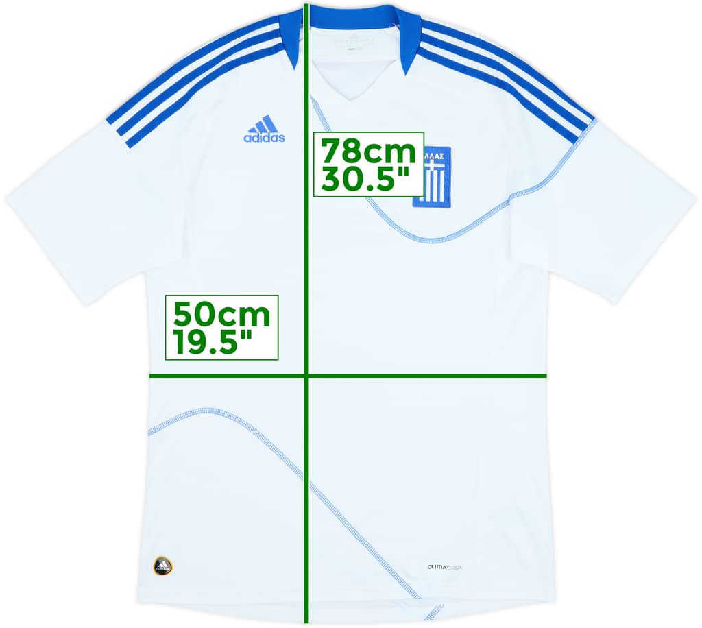 2010-11 Greece Home Shirt - 10/10 - (M)