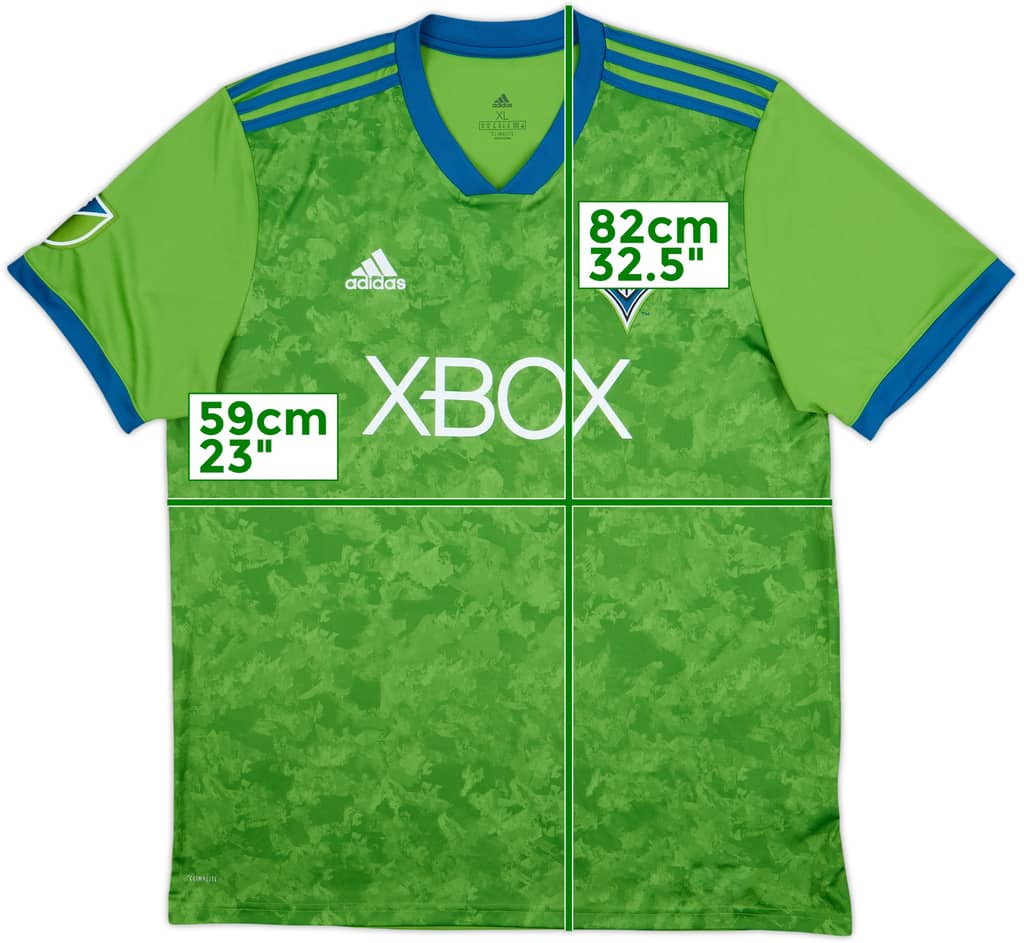 2018 Seattle Sounders Home Shirt - 8/10 - (XL)
