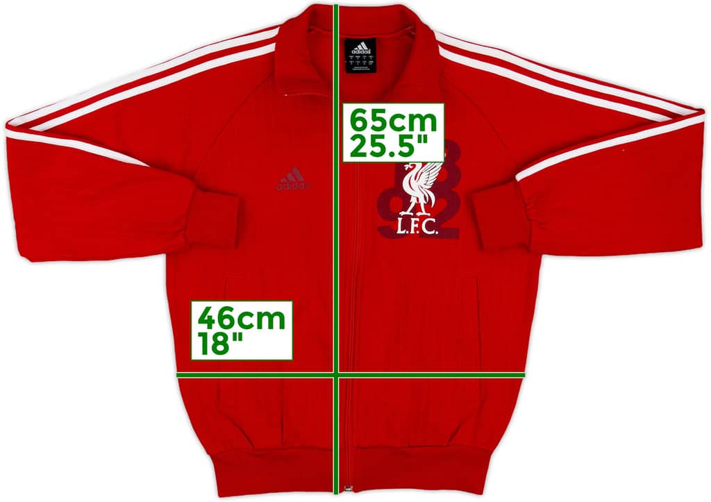 2007-08 Liverpool adidas Track Jacket - 8/10 - (S)