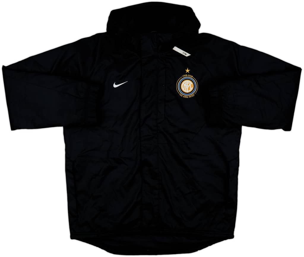 2007-08 Inter Milan Nike Hooded Rain Jacket - 8/10 - (M)