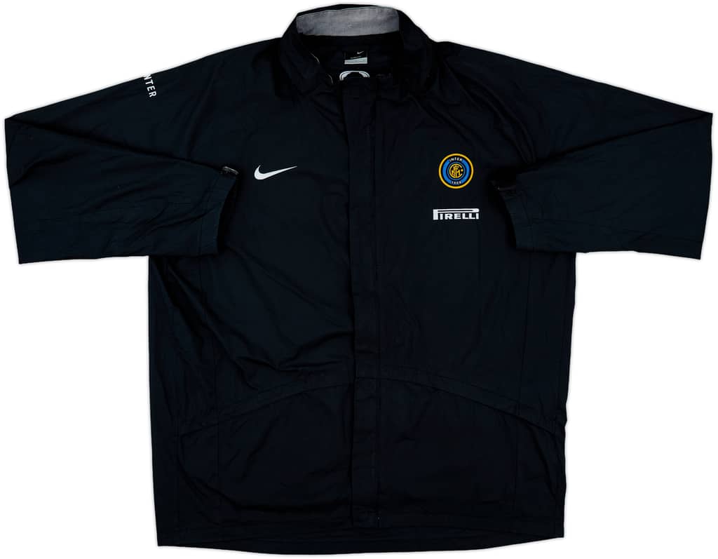 2006-07 Inter Milan Nike Hooded Rain Jacket - 7/10 - (L)