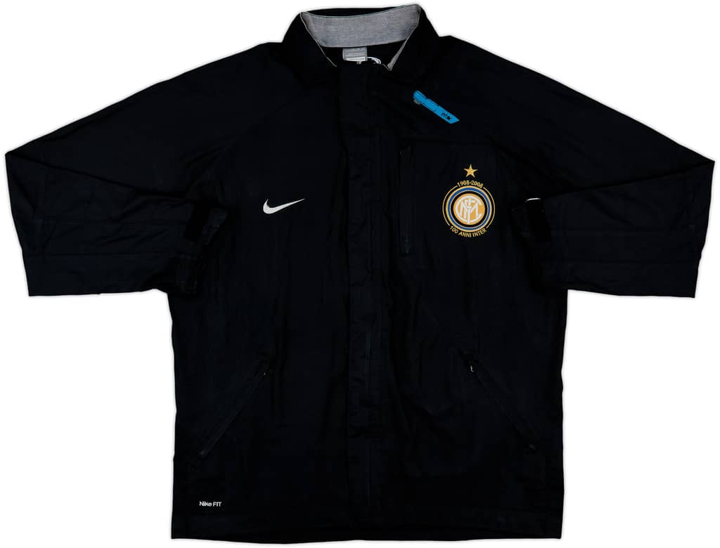 2008-09 Inter Milan Nike Hooded Rain Jacket - 5/10 - (M)