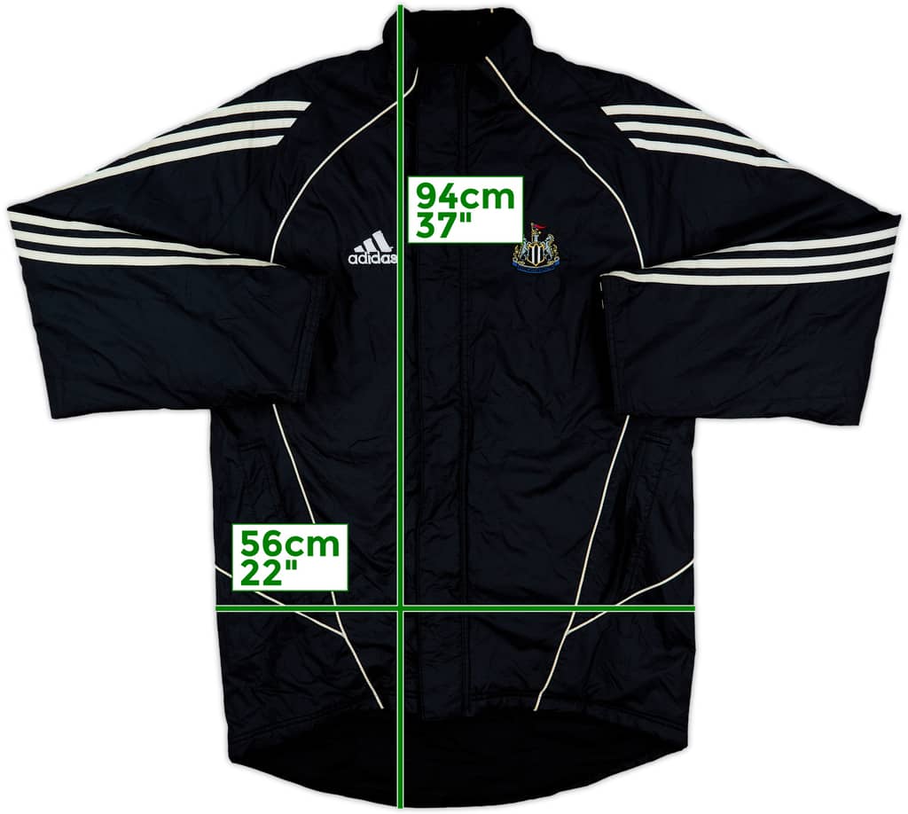 2005-06 Newcastle adidas Padded Bench Coat - 7/10 - (M)