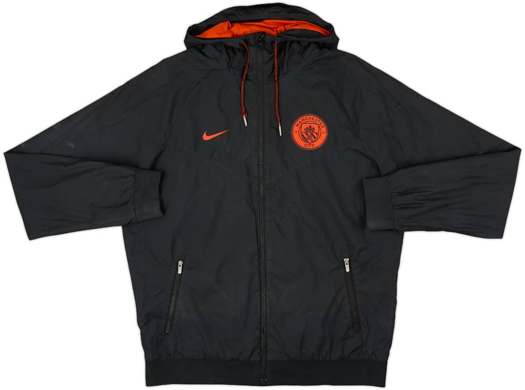 2016-17 Manchester City Nike Hooded Track Jacket - 5/10 - (M)