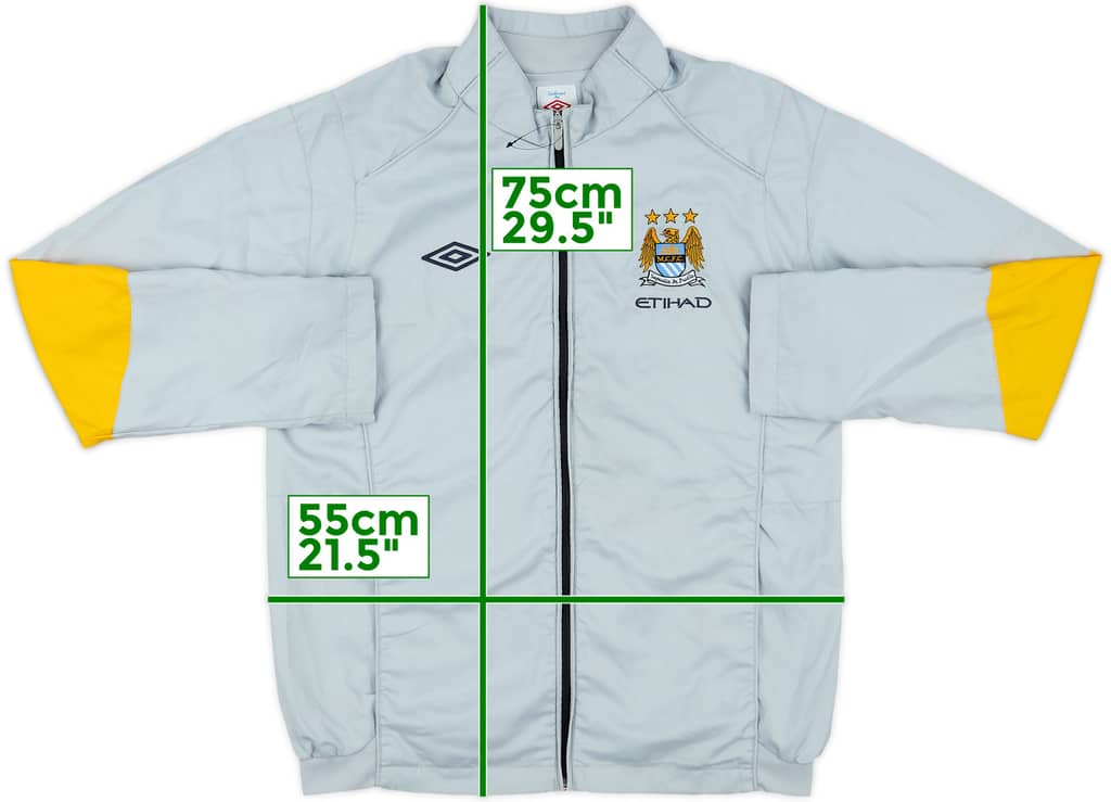 2010-11 Manchester City Umbro Track Jacket - 8/10 - (M)