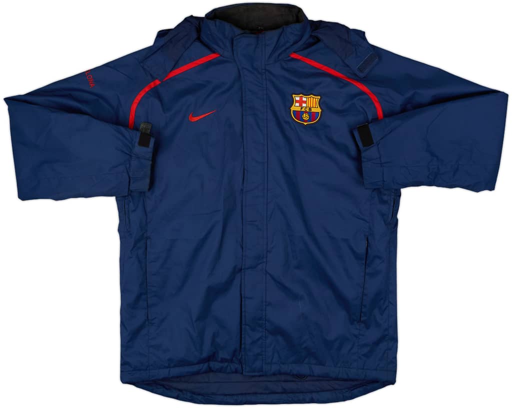 2006-07 Barcelona Nike Padded Bench Coat - 6/10 - (L)