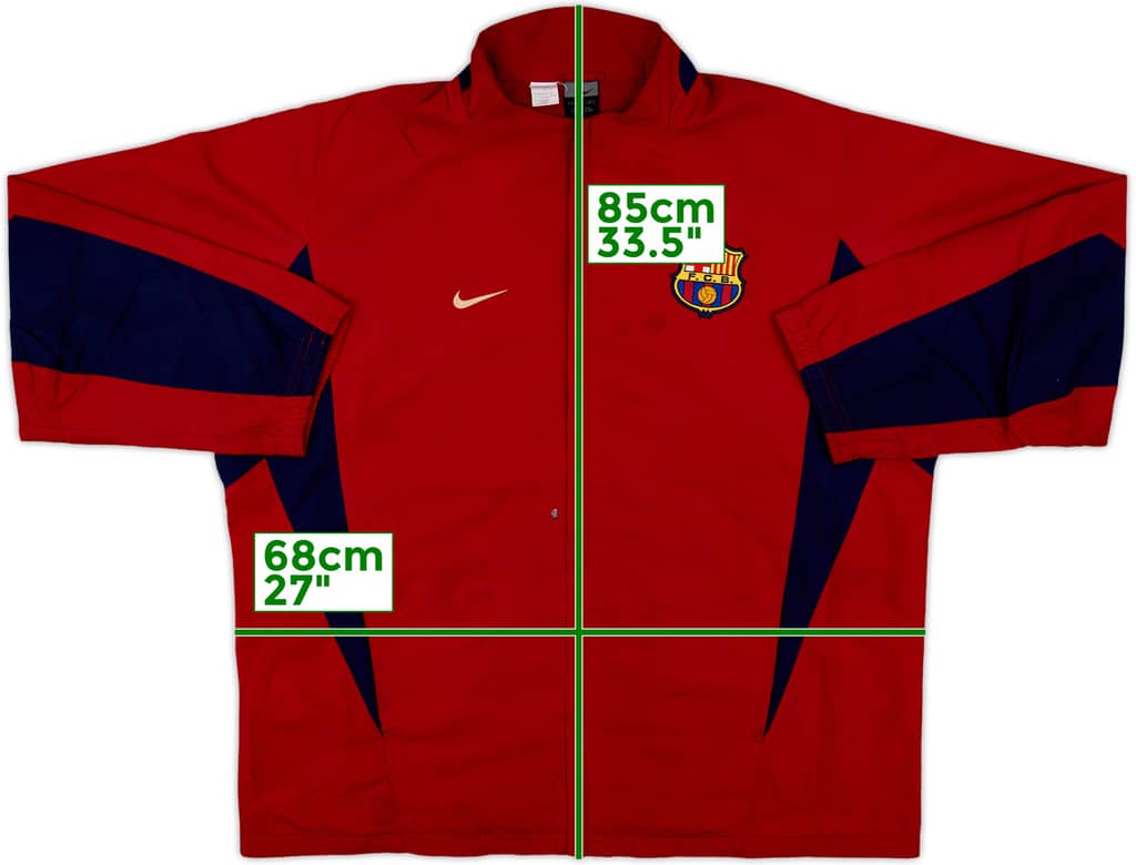 2003-04 Barcelona Nike Track Jacket - 4/10 - (XL)