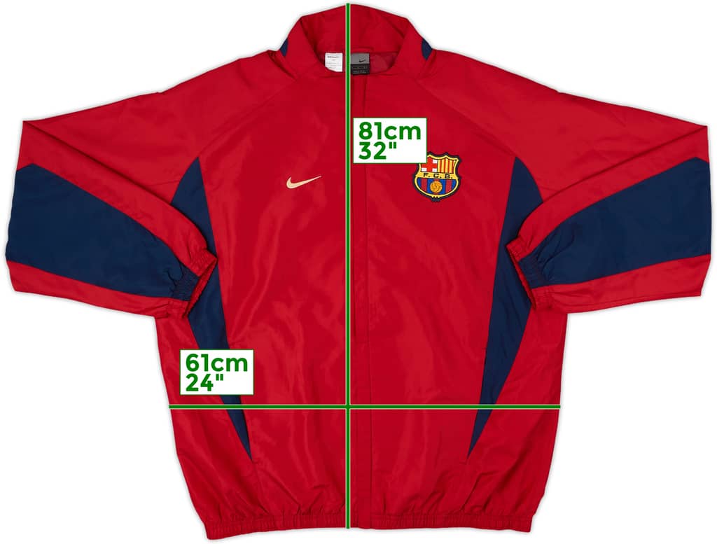 2002-03 Barcelona Nike Track Jacket - 9/10 - (L)