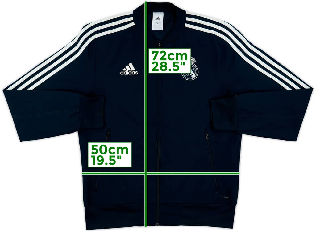 2018-19 Real Madrid adidas Track Jacket - 8/10 - (M)