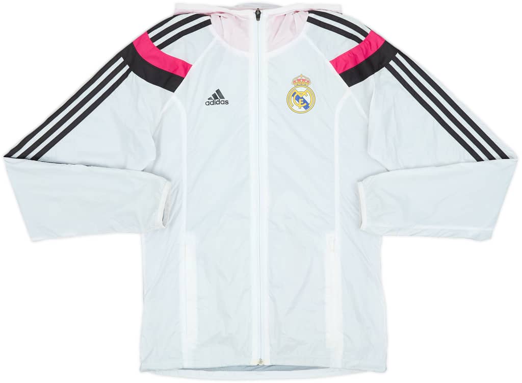 2014-15 Real Madrid adidas Hooded Rain Jacket - 6/10 - (XS)