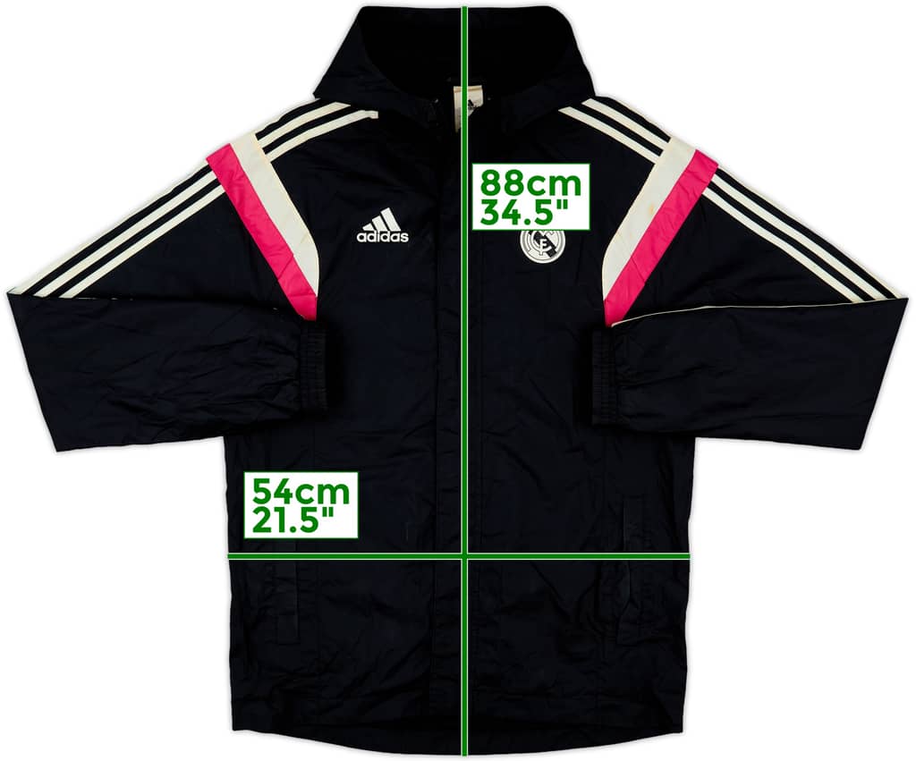 2014-15 Real Madrid adidas Hooded Track Jacket - 5/10 - (L)