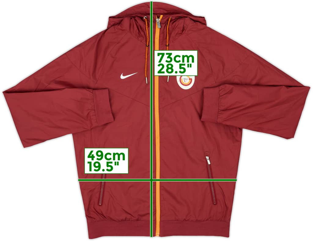 2016-17 Galatasaray Nike Chaqueta de chándal con capucha - 4/10 - (S)