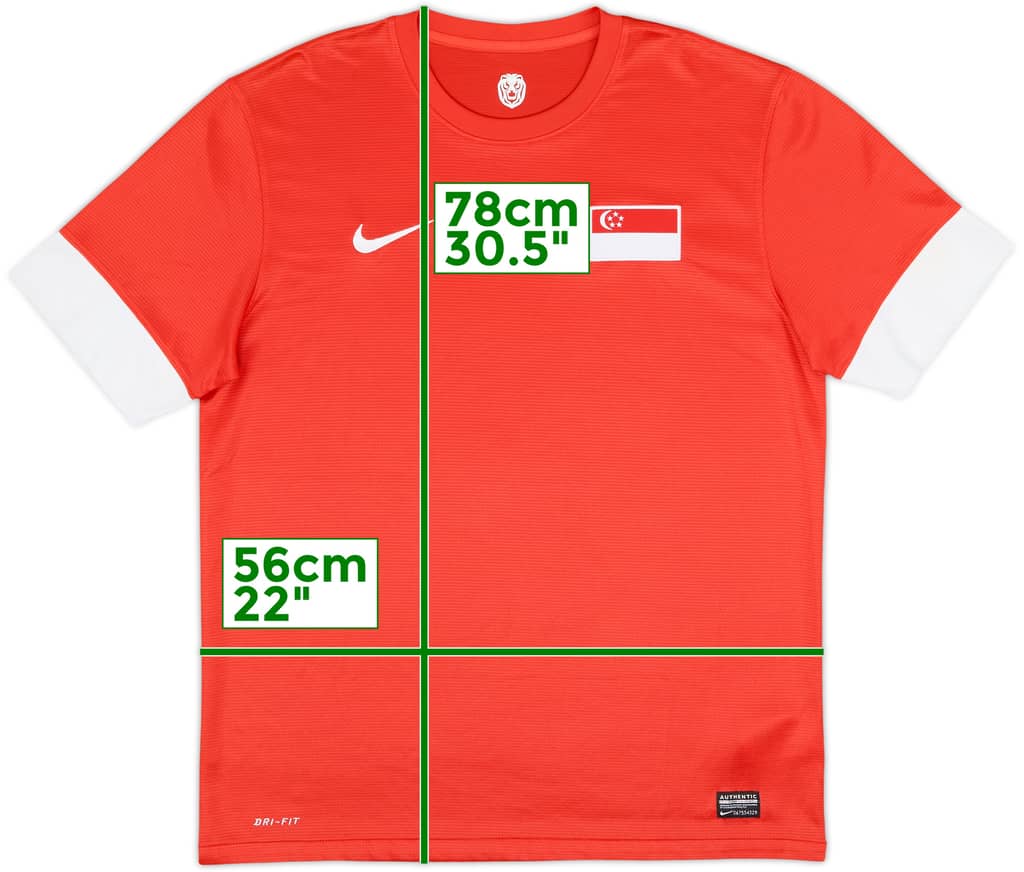 2012 Singapore Home Shirt - 8/10 - (L)
