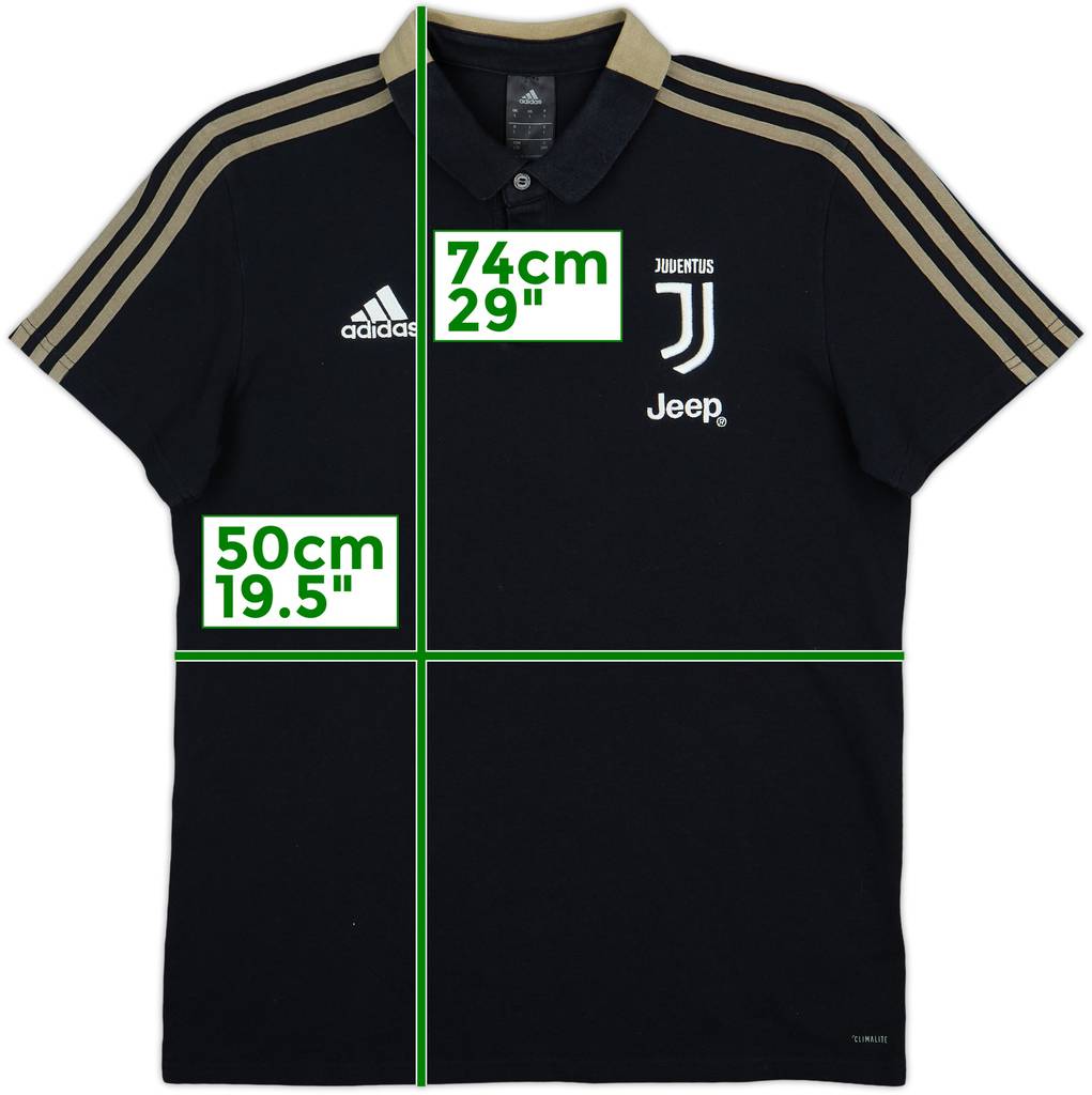 2018-19 Juventus adidas Polo Shirt - 8/10 - (L)