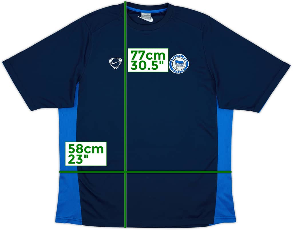 2007-08 Hertha Berlin Nike Training Shirt - 6/10 - (XL)