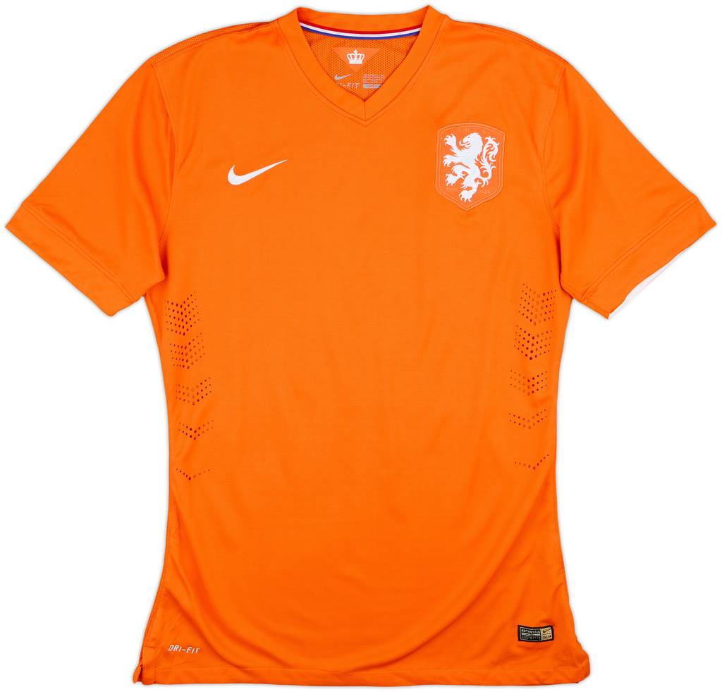 2014-15 Netherlands Authentic Home Shirt - 8/10 - (XXL)