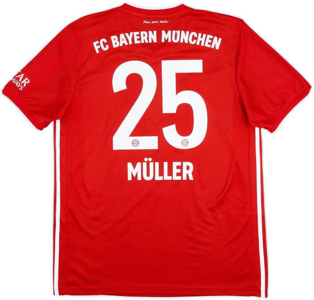 2020-21 Bayern Munich Home Shirt Muller #25 - 6/10 - (S)