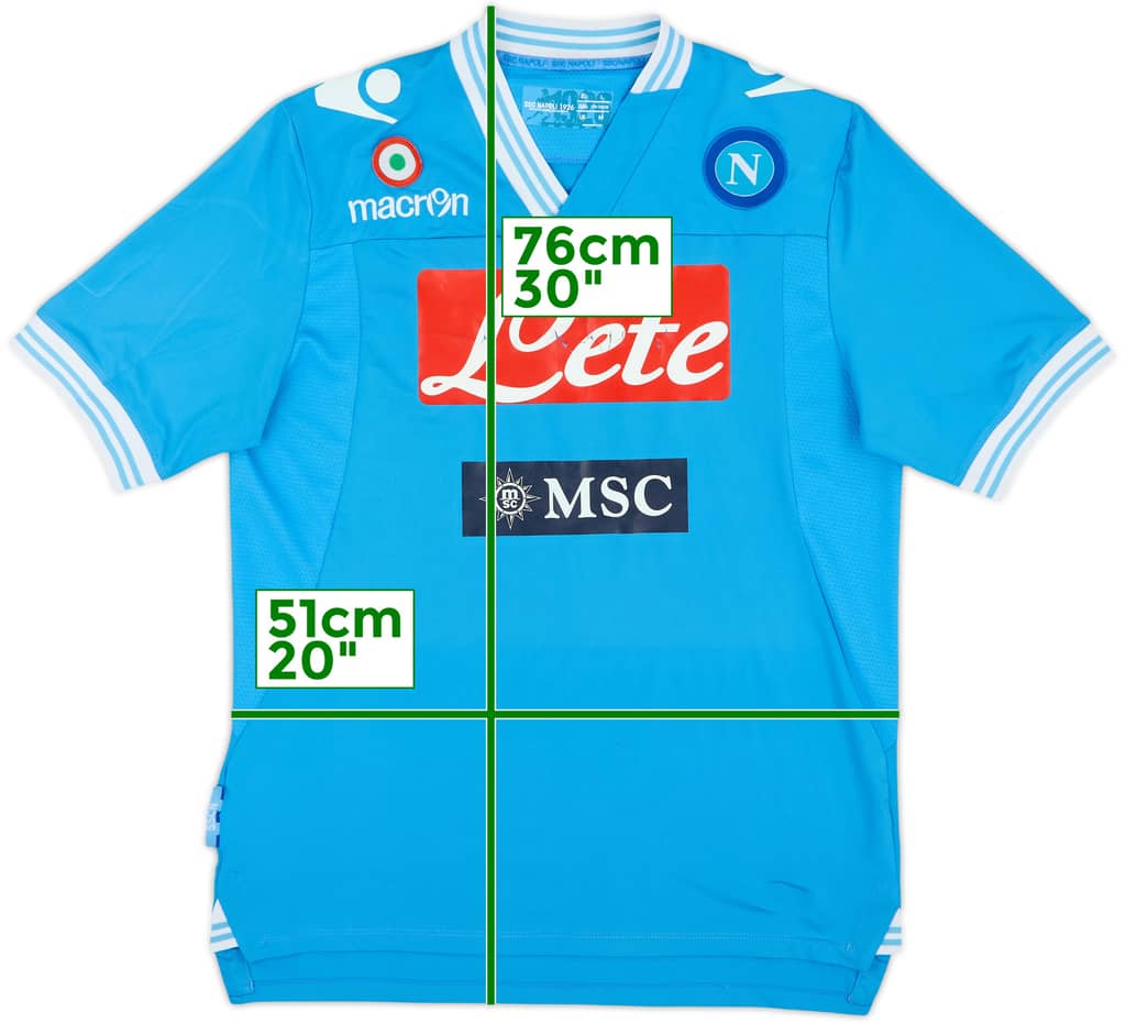 2012-13 Napoli Home Shirt - 5/10 - (L)