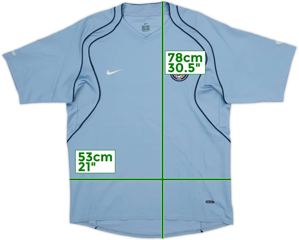 2004-05 Paris Saint-Germain Nike Training Shirt - 8/10 - (M)