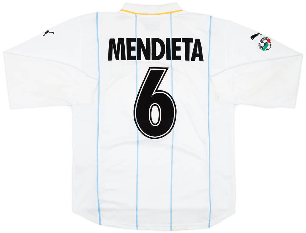 2001-02 Lazio Match Issue Third Shirt Mendieta #6