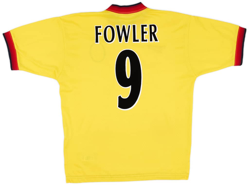 1997-99 Liverpool Away Shirt Fowler #9 - 9/10 - (M)