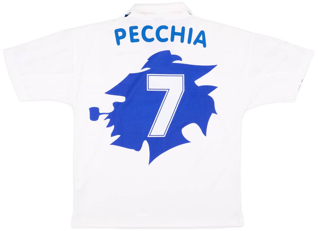 1998-99 Sampdoria Match Issue Away Shirt Pecchia #7
