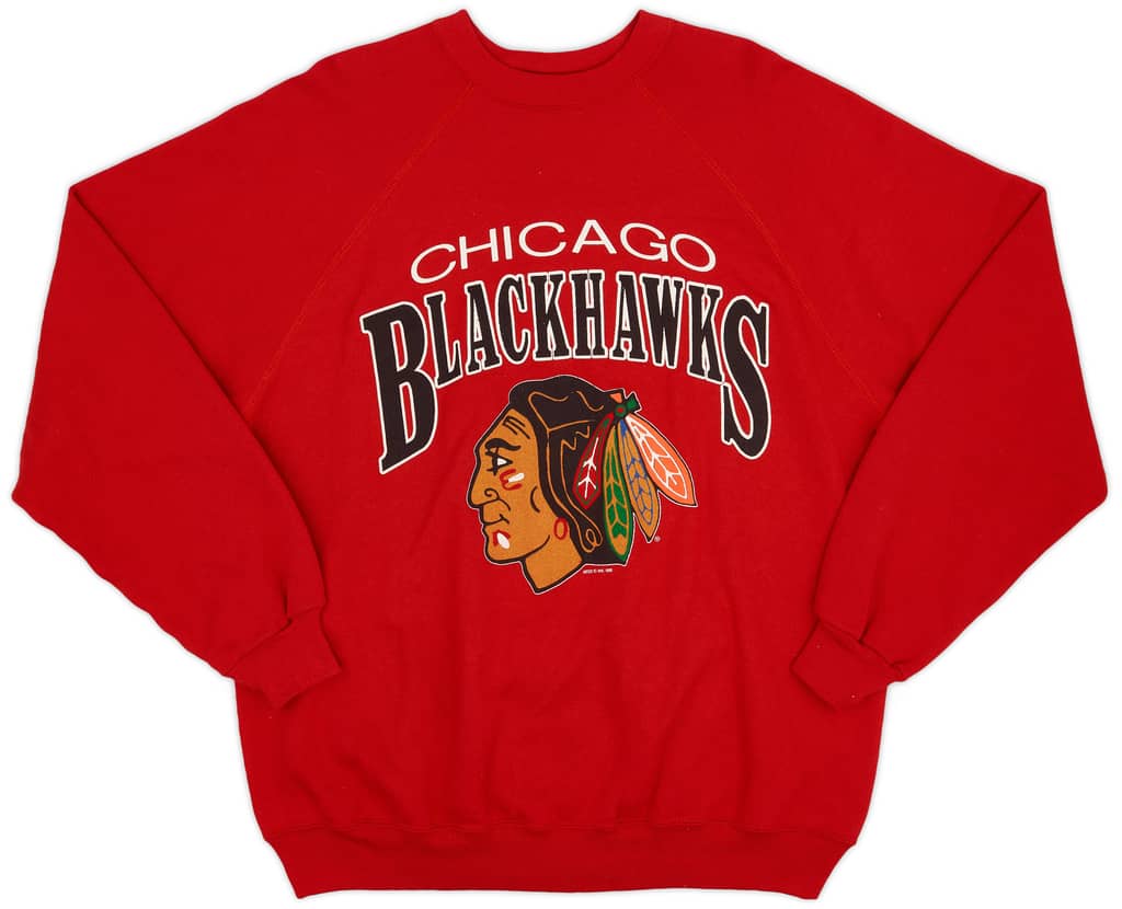 1988 Chicago Blackhawks Artex Sweat Top - 8/10 - (XL)