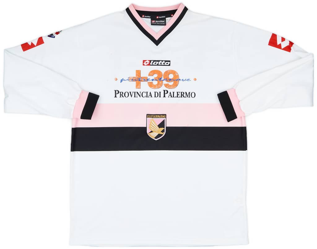 2004-05 Palermo Match Issue Away L/S Shirt Barzagli #43