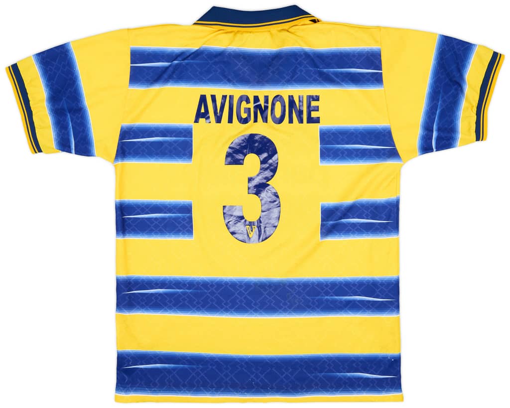 1998-99 Parma Home Shirt Avignone #3 - 8/10 - (XL)