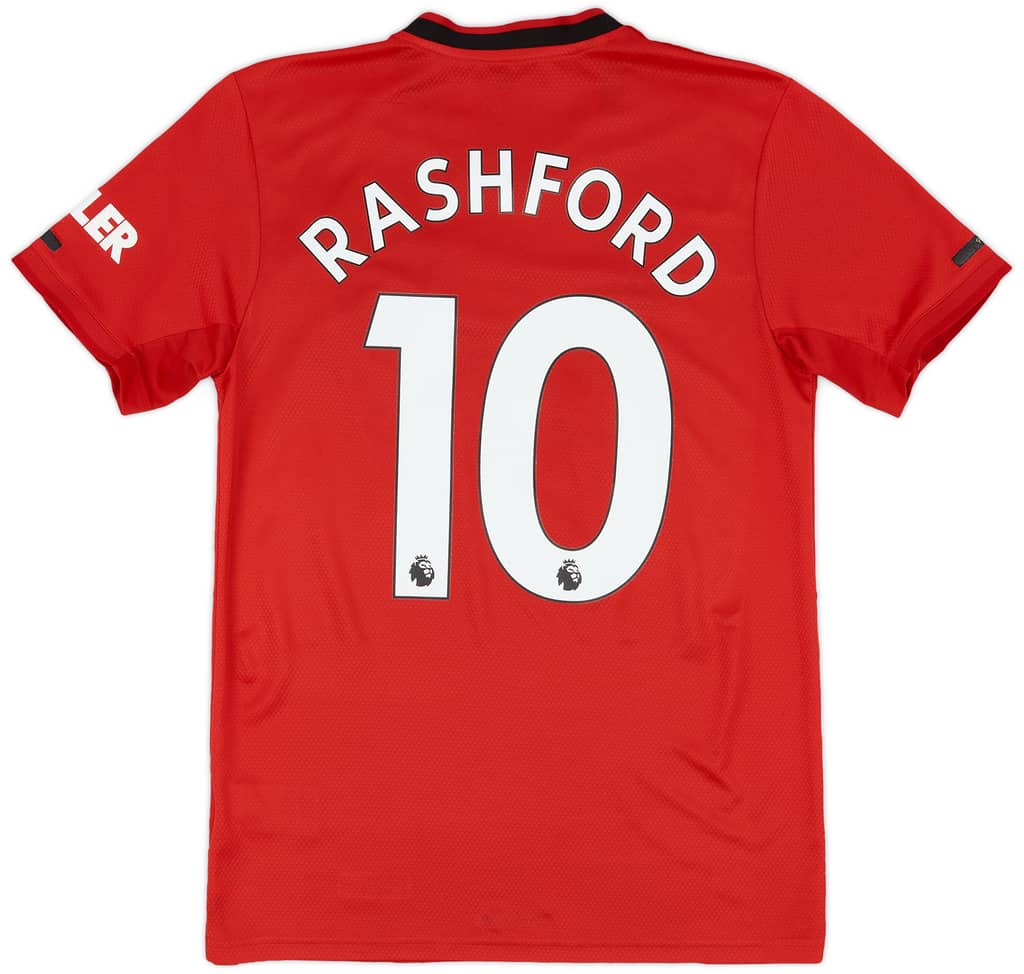 2019-20 Manchester United Home Shirt Rashford #10 - 6/10 - (S)