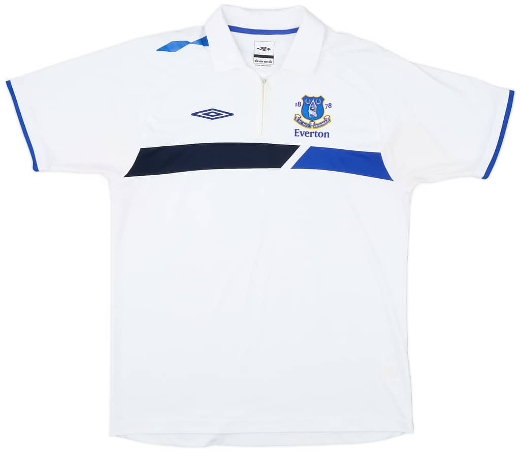 2006-07 Everton Umbro 1/4 Zip Training Polo - 8/10 - (L)