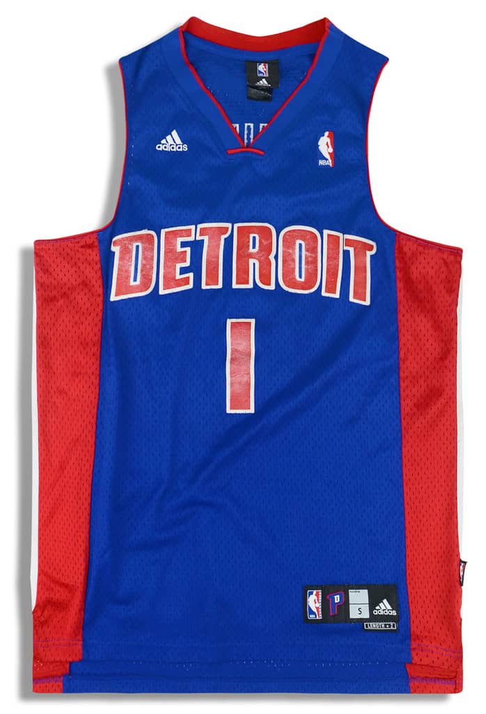 2006-08 Detroit Pistons Billups #1 adidas Swingman Jersey (Away) S