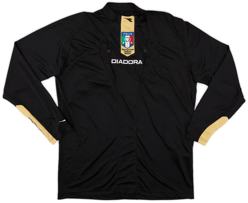 2007-09 Italy Diadora Referee L/S Shirt - 9/10 - (M)