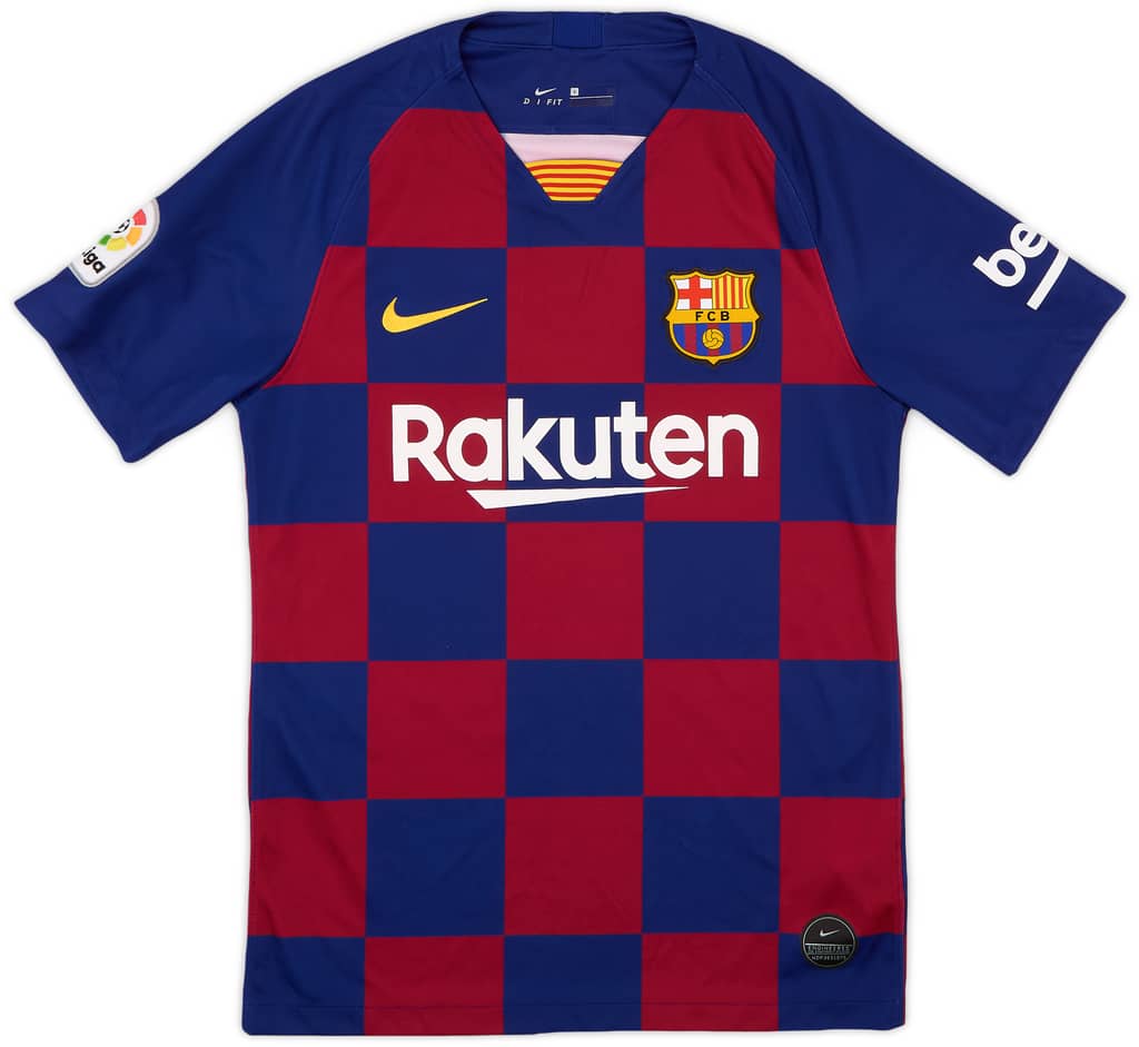 2019-20 Barcelona Home Shirt Messi #10 - 9/10 - (S)