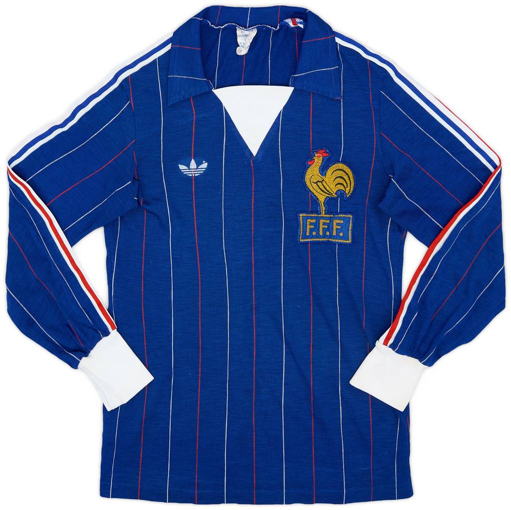 1980-82 France Home L/S Shirt - 8/10 - (S)
