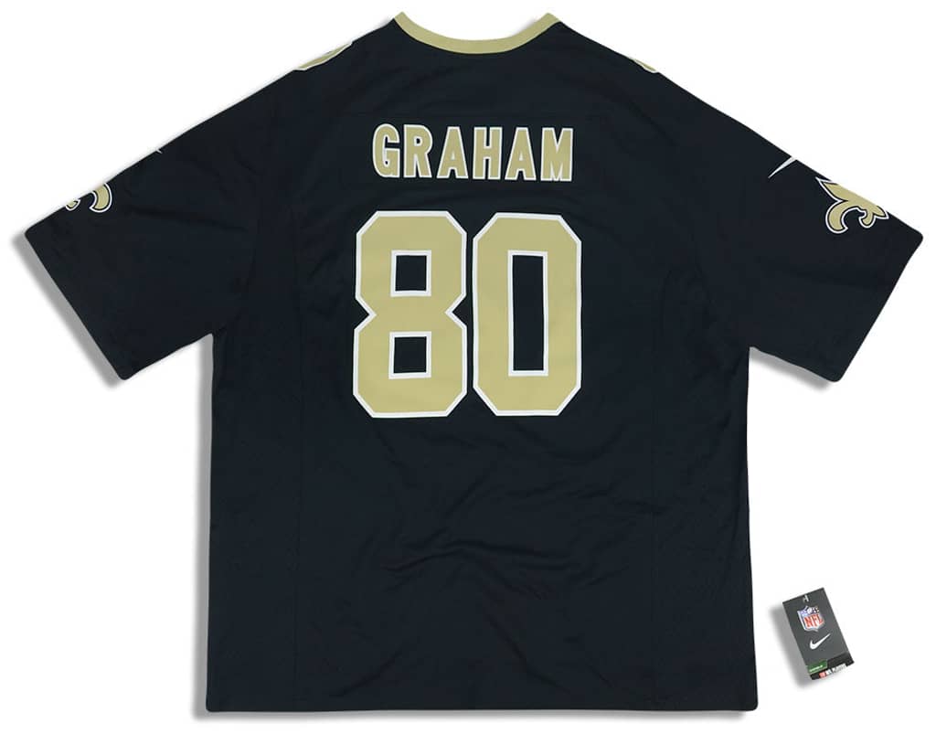 Game Jersey Jimmy Graham Saints Jersey 2012-14 New Orleans Saints