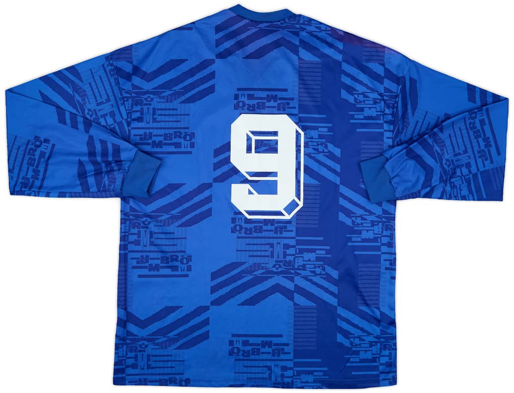 1990s Umbro Template L/S Shirt #9 - 6/10 - (XL)