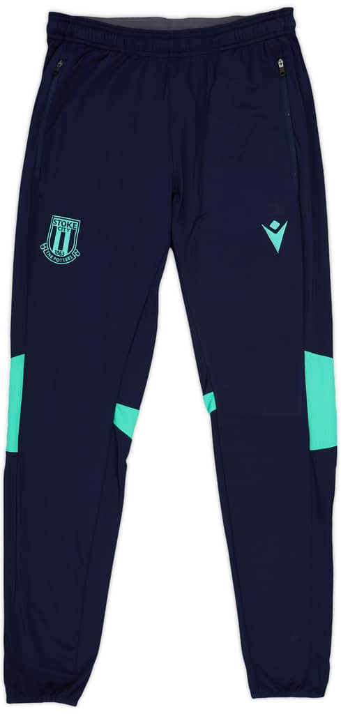 2019-20 Stoke City Macron Track Pants/Bottoms - 8/10 - (L)