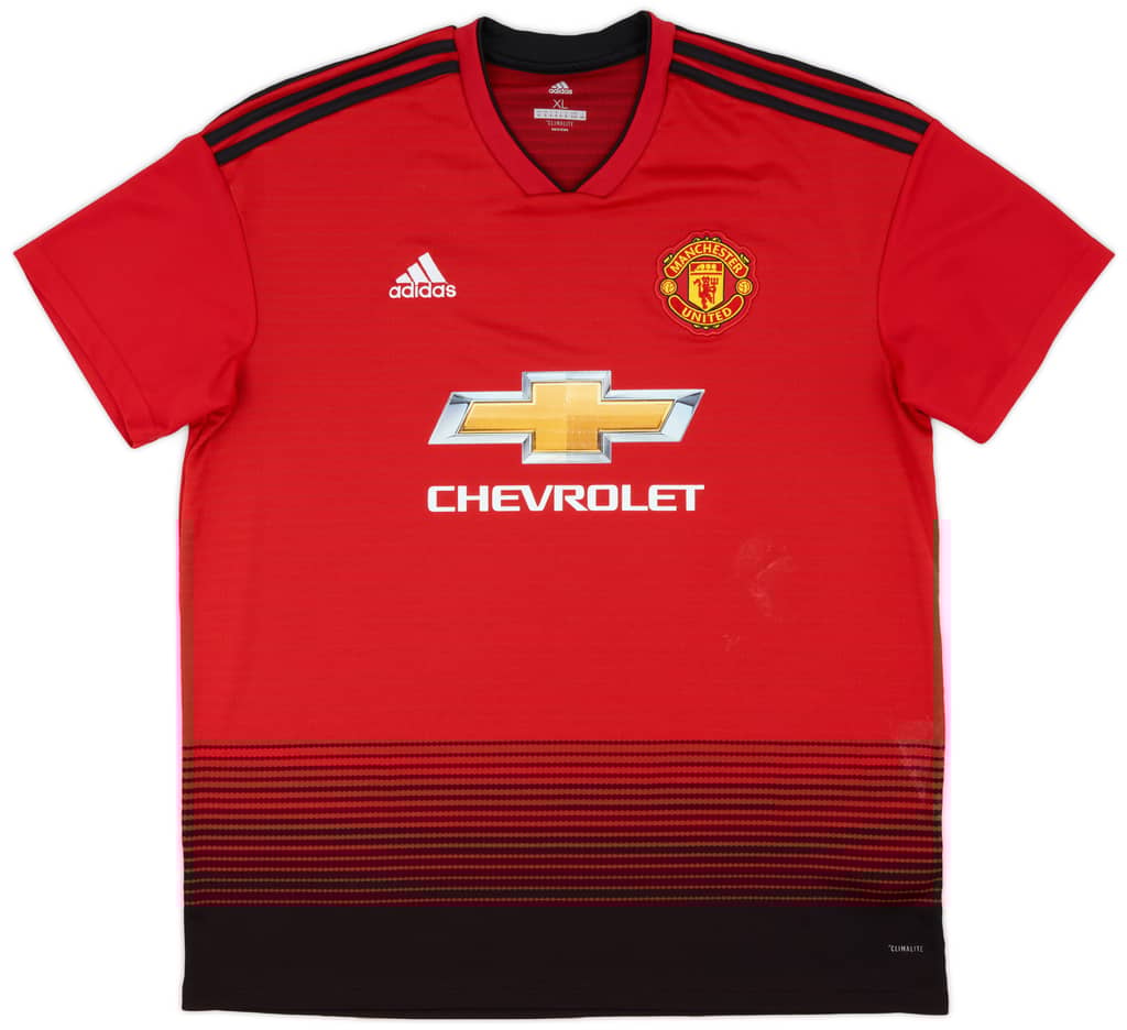 2018-19 Manchester United Home Shirt - 7/10 - (XL)