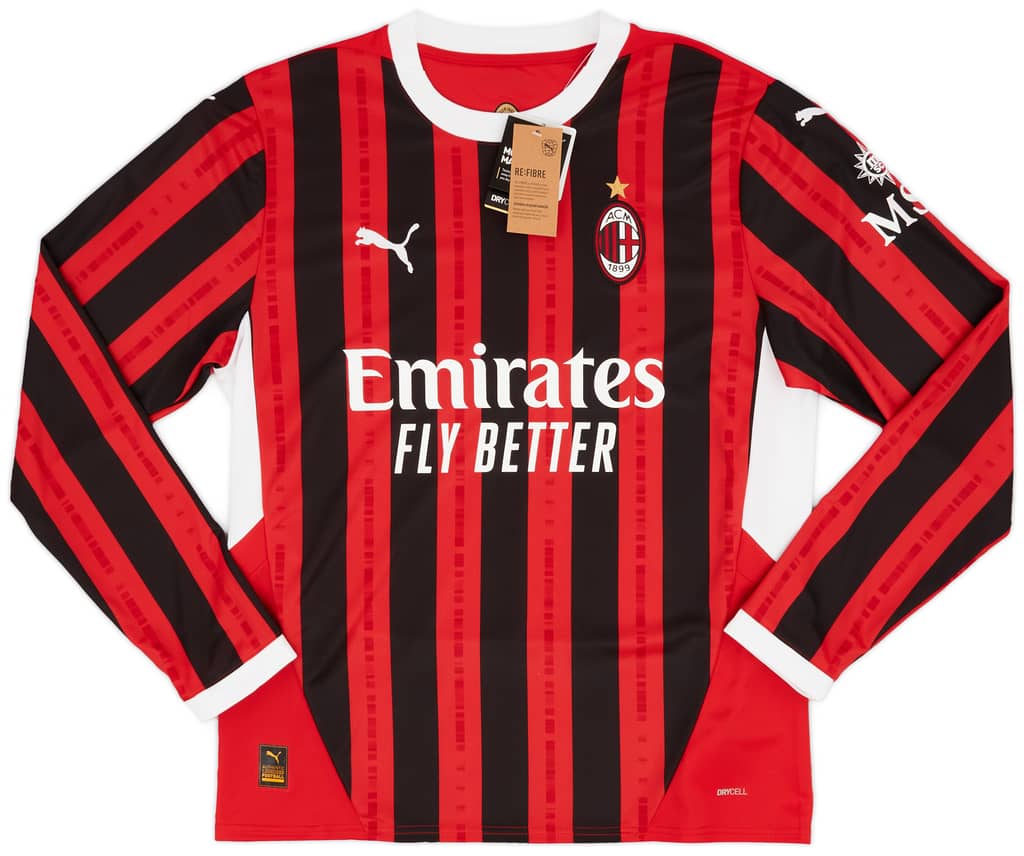 2024-25 AC Milan Home L/S Shirt Pulisic #11