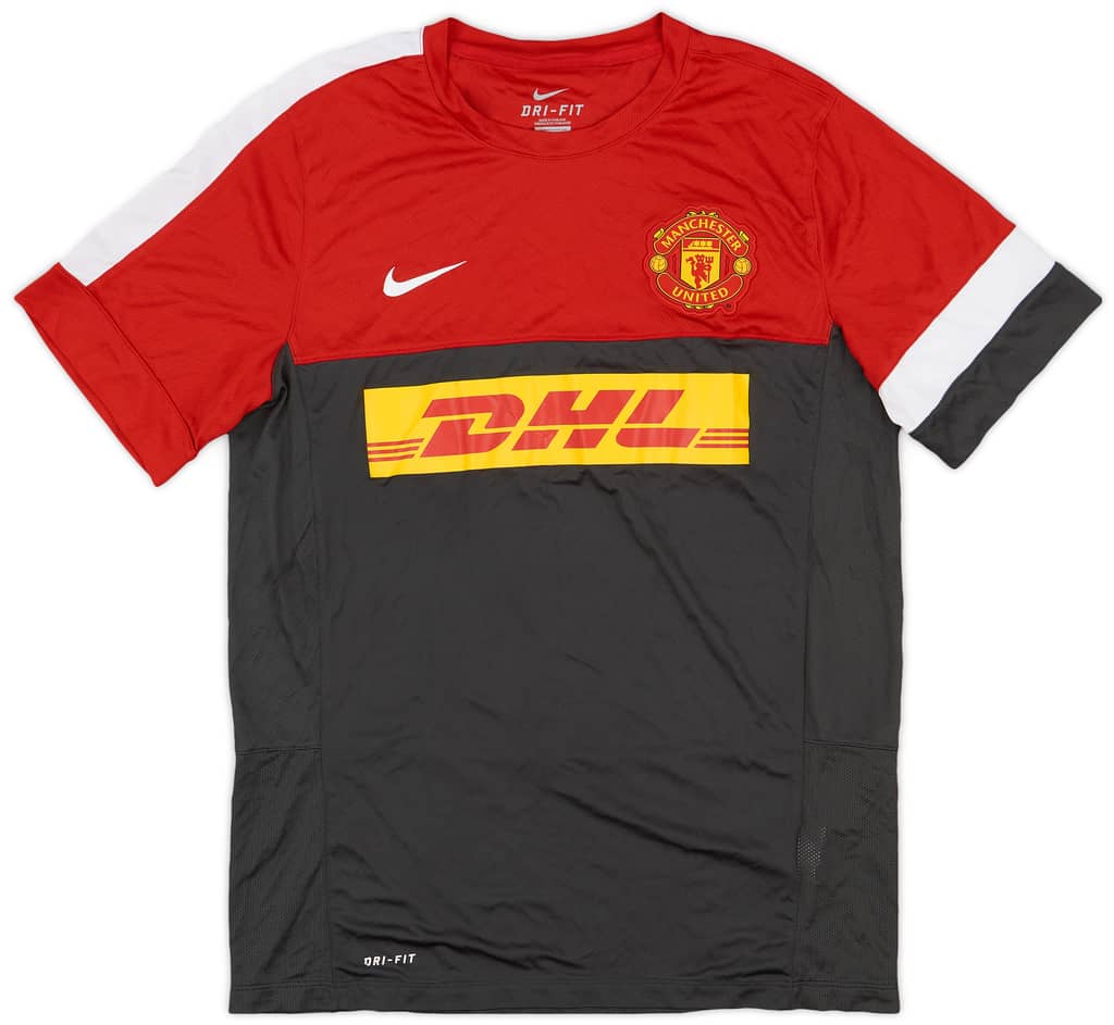 2012-13 Manchester United Nike Training Shirt - 9/10 - (L)