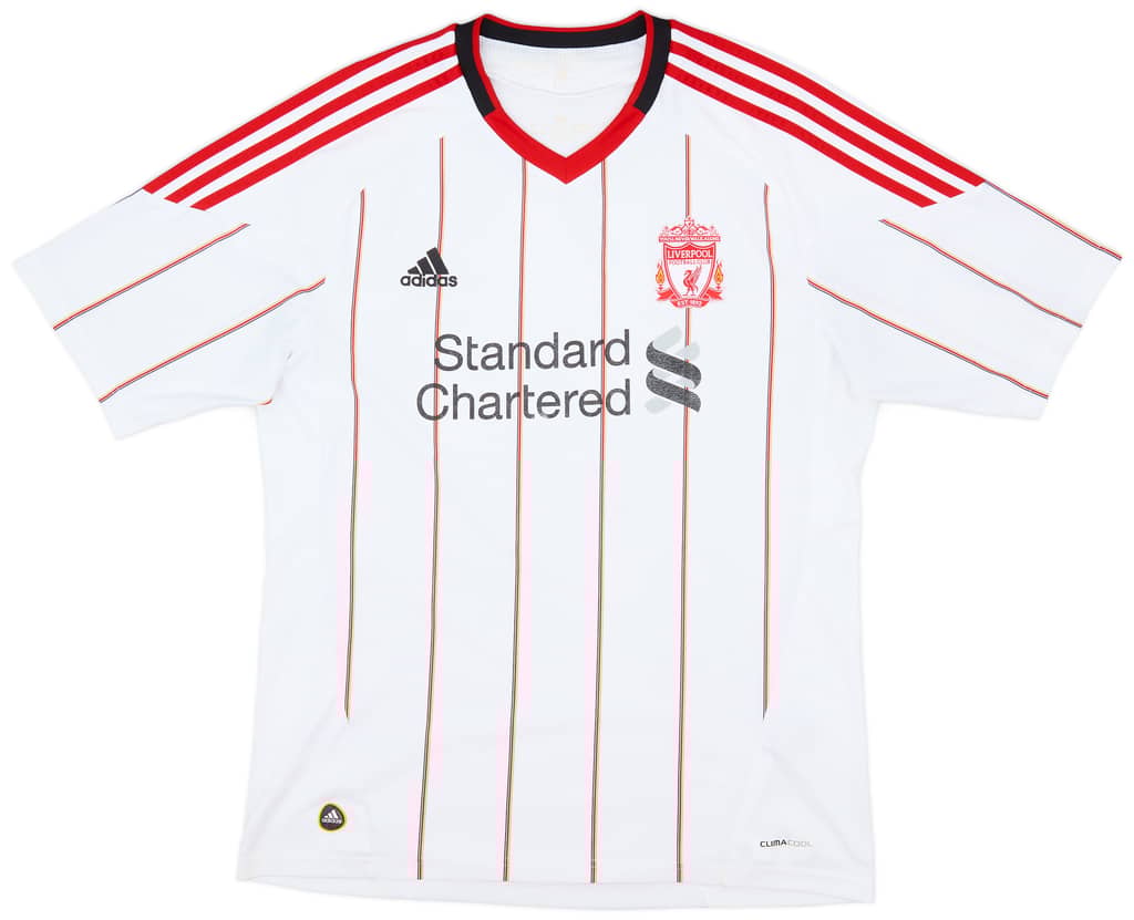 2010-11 Liverpool Away Shirt Gerrard #8 - 6/10 - (L)