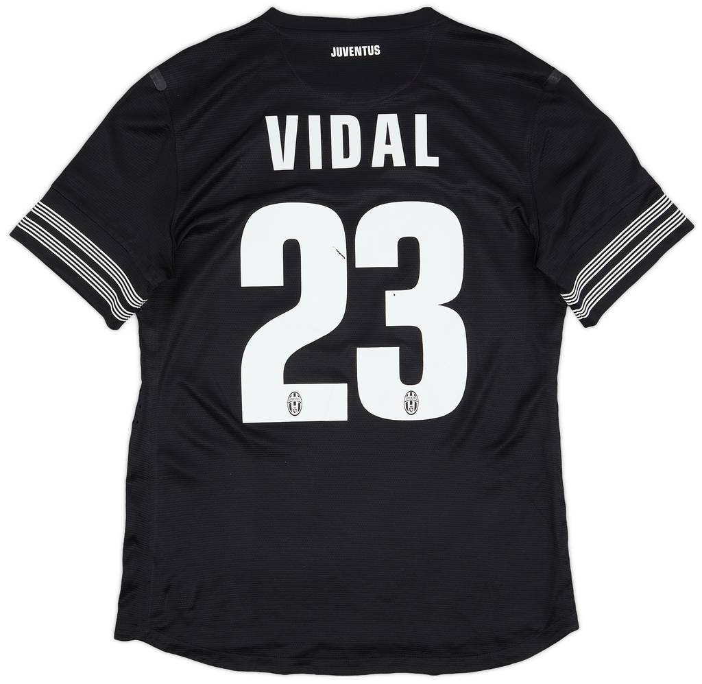 2012-13 Juventus Match Issue Away Shirt Vidal #23