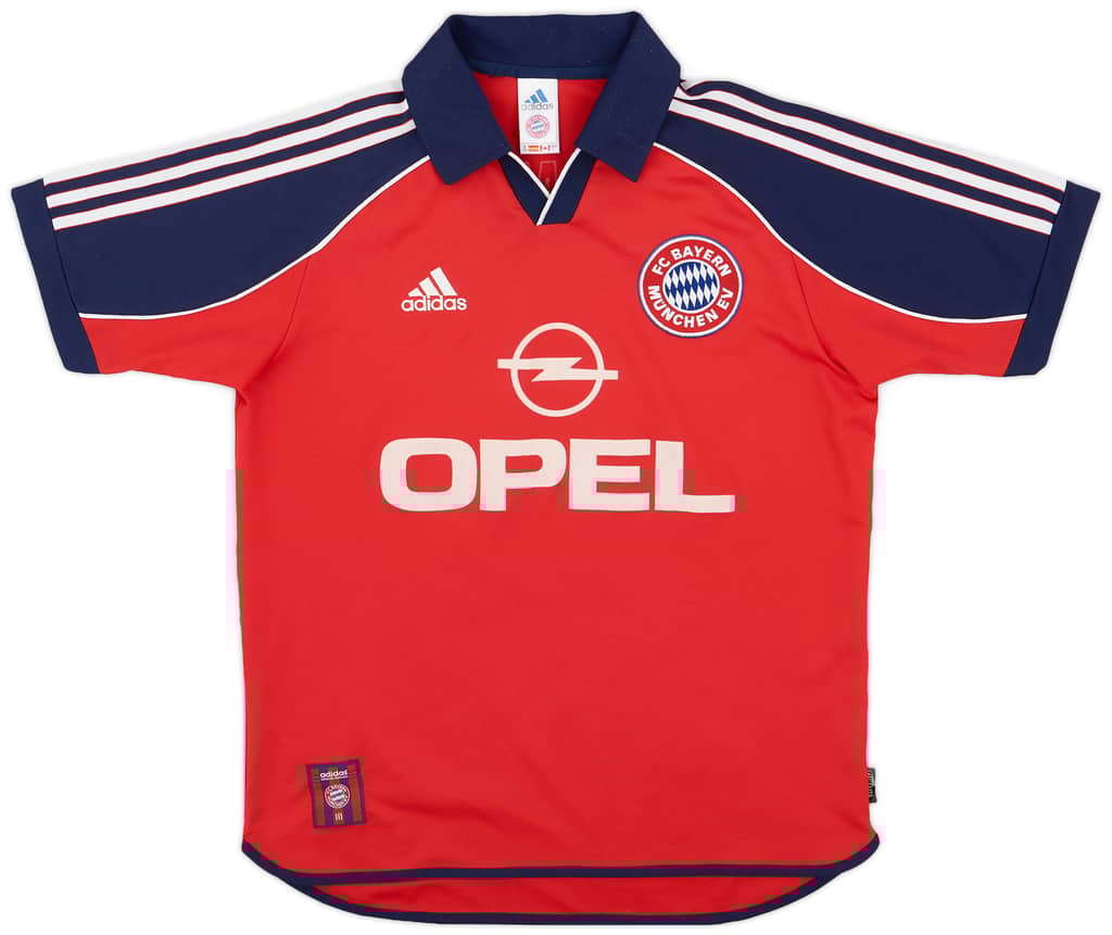 1999-01 Bayern Munich Home Shirt Sergio #13 - 8/10 - (XL.Boys)