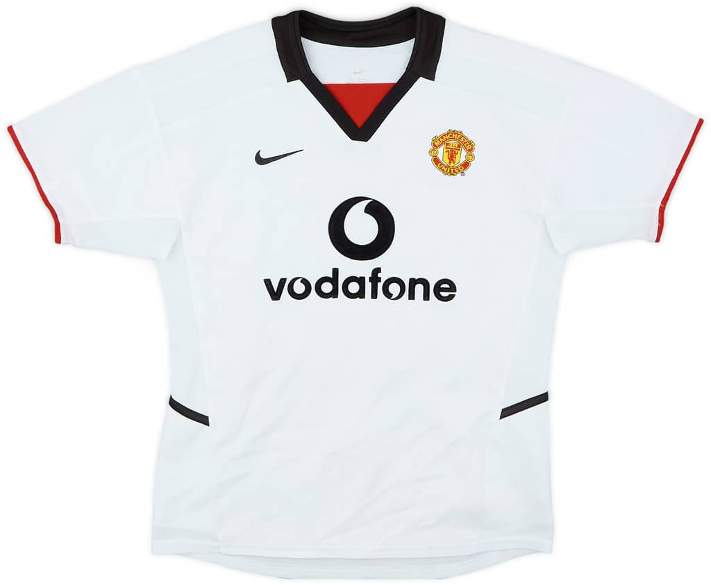 2002-03 Manchester United Away Shirt - 8/10 - (M.Boys)