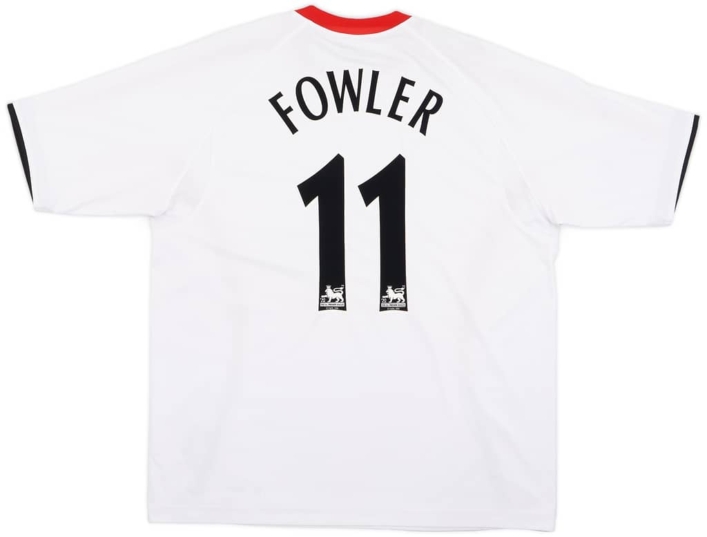 2005-06 Liverpool Away Shirt Fowler #11 - 6/10 - (XL)
