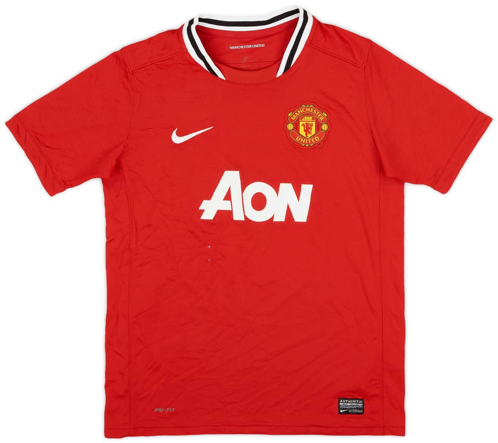 2011-12 Manchester United Home Shirt - 6/10 - (L.Boys)
