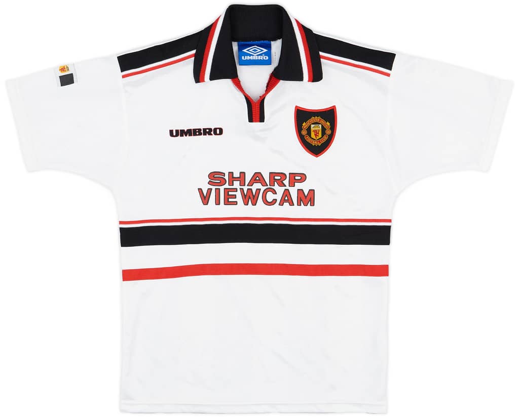 1997-99 Manchester United Away Shirt - 8/10 - (M.Boys)